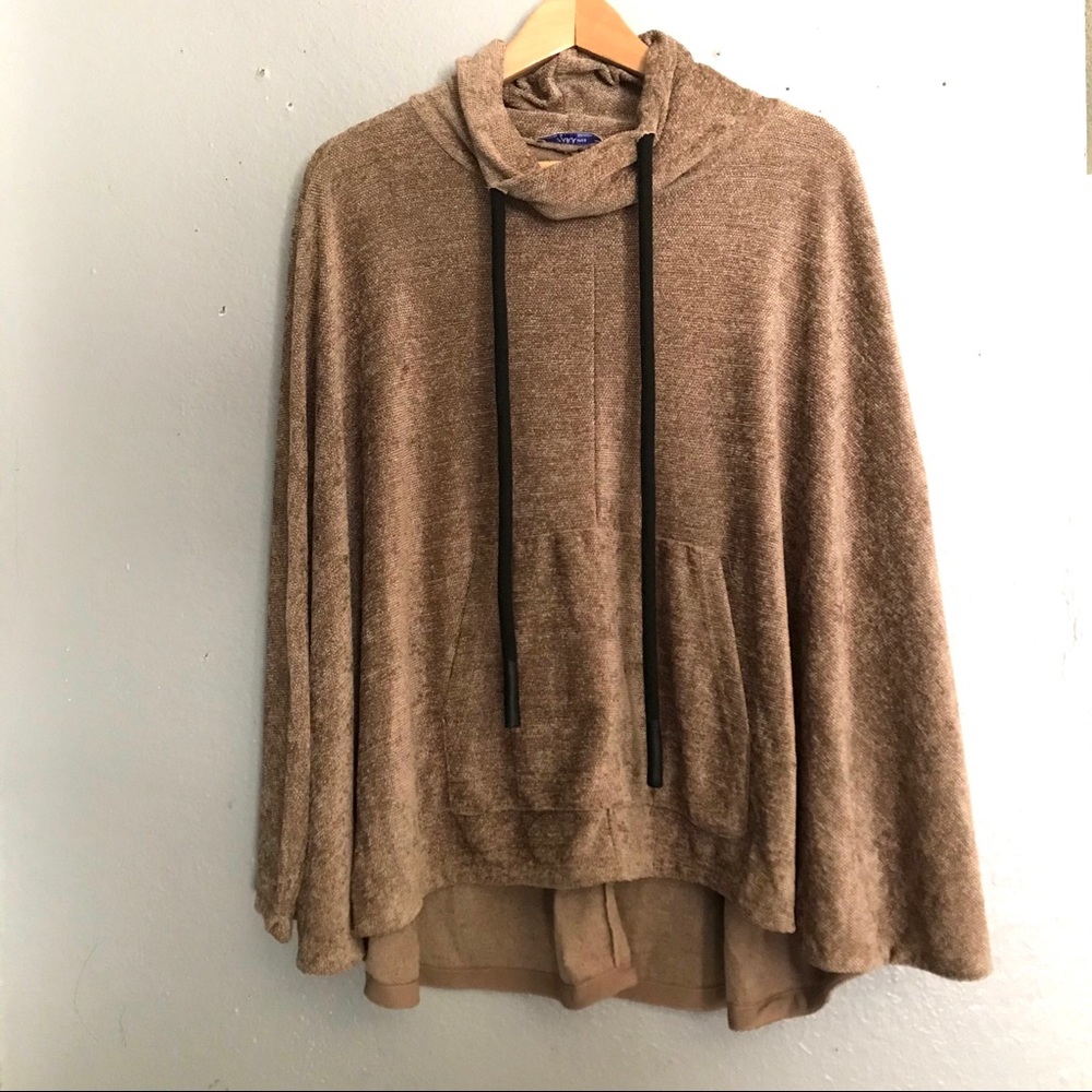 ZARA BASIC poncho light sweater